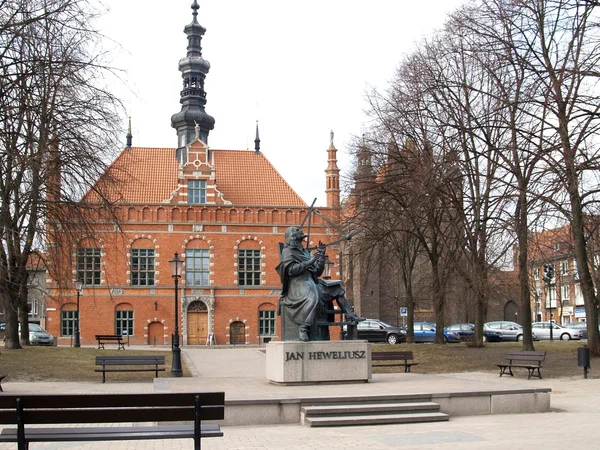 Zobacz stare Gdańsk, Polska — Zdjęcie stockowe