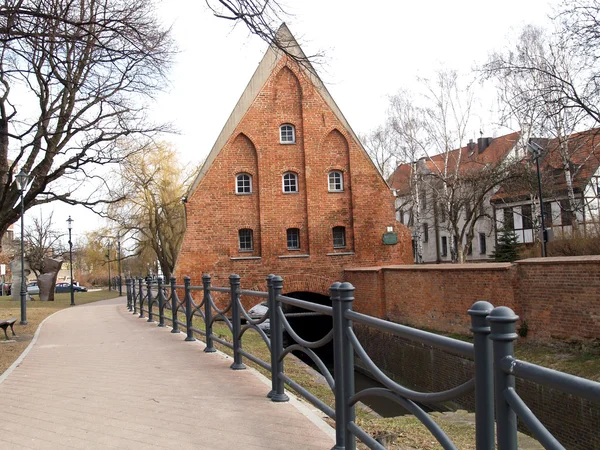 Малая мельница в Гданьске, Польша — стоковое фото