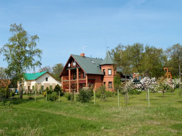 Två landshus — Stockfoto