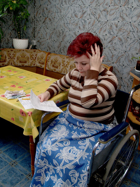 The woman-invalid was surprised, having seen accounts on housing and commun