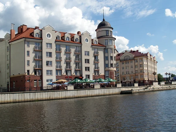 Kaliningrad der kulturell-ethnographische Komplex Fischdorf — Stockfoto