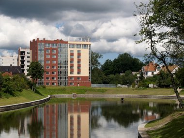 Kaliningrad, Rusya elit konut tepe Gölü