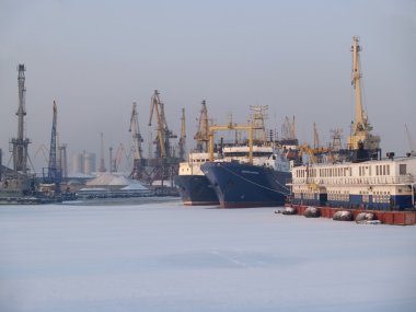 Kaliningrad, Rusya ticaret Limanı kış
