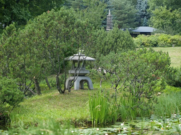 식물원에서 일본 정원의 모스크바 A 코너 — 스톡 사진