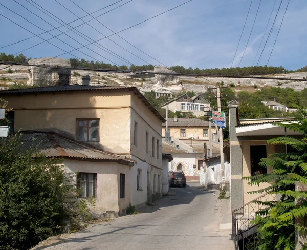 Crimea The street in Bakhchisarai — Stock Photo, Image
