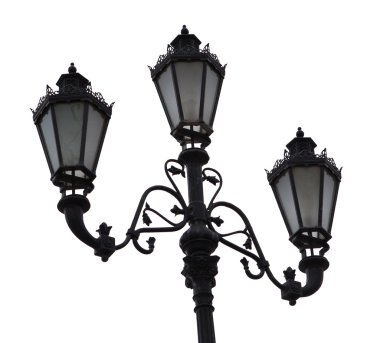 Ornate street lamp clipart