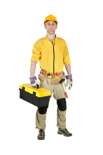 Home repair man isolated — Stock Photo, Image