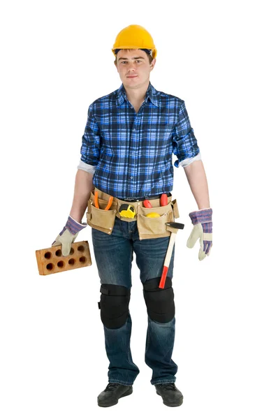 Home repair man isolated — Stock Photo, Image