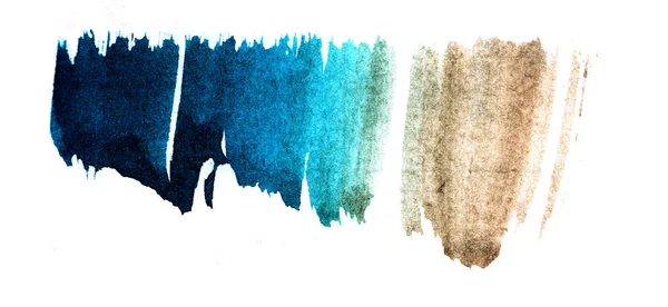Cor de água colorida derramando em um papel um fundo transbordando — Fotografia de Stock
