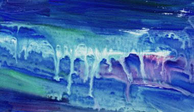 renkli su renk arka plan taşan bir kağıda dökme