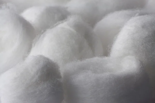 Cotton ball texture close up — Stock Photo, Image
