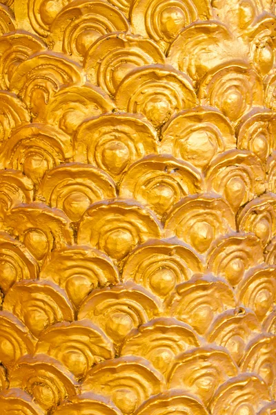 Golden dragon scales pattern — Stock Photo, Image