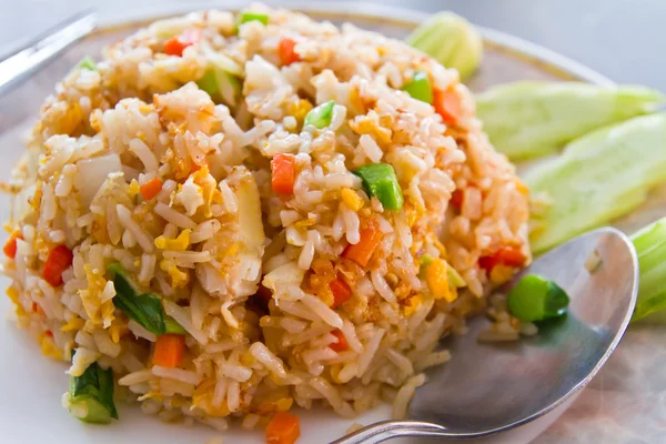 stock image Fried rice with crab