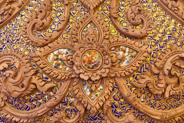 Thai pattern style carved — Stock Photo, Image