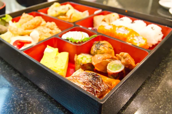 Grilled fish in tempura set — Stock Photo, Image