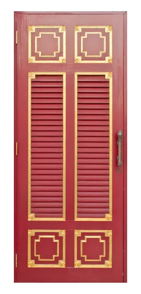 Thai style wooden door — Stock Photo, Image