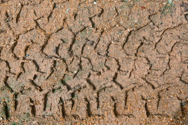 Τροχός μοτίβο στην άμμο — Φωτογραφία Αρχείου