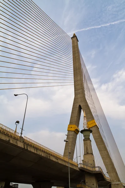 Rama8 kablo asma köprü — Stok fotoğraf