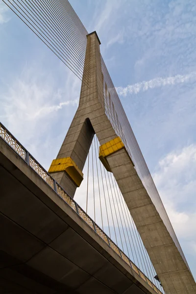 Rama8 kablo asma köprü — Stok fotoğraf