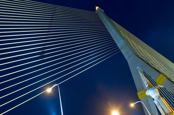 Pont Rama8 au crépuscule — Photo
