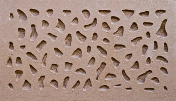 Grunge patroon ontwerp op bruin muur — Stockfoto