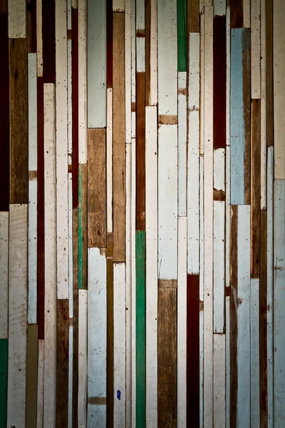 Painted plank wood striped pattern — Stock Photo, Image