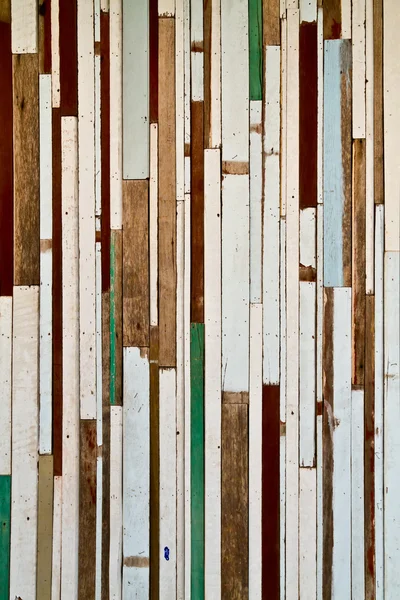 Painted plank wood striped pattern — Stock Photo, Image
