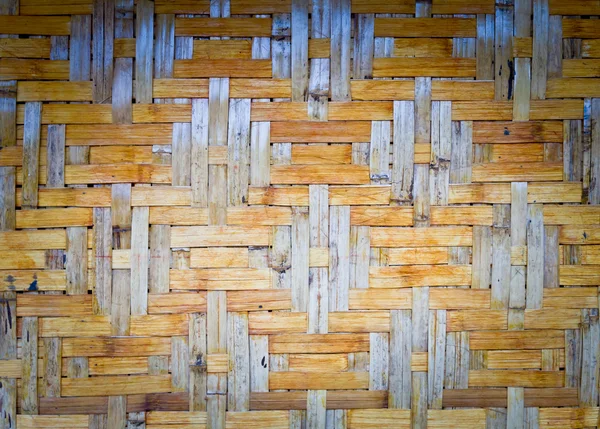 Bambu de tecelagem marrom — Fotografia de Stock