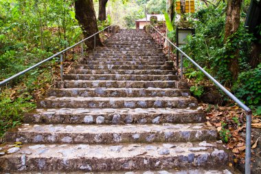 taş merdivenle Park