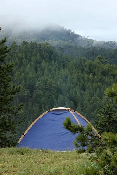 Namiot kempingowy — Zdjęcie stockowe