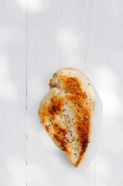 stock image Grilled seasoned chicken breast