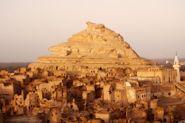 Fortress of Shali (Schali ) the old Town of Siwa clipart