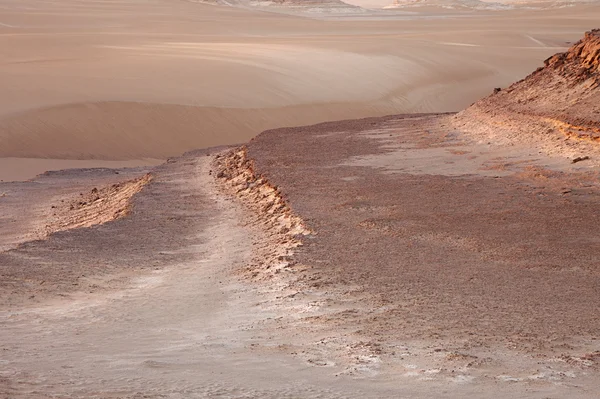Stor Saharaöknen nära siwa, västra Egypten — Stockfoto