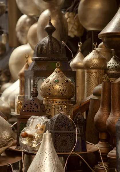 Lamps in street shop in cairo, egypt — Stock Photo, Image