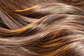 krásné zdravé lesklé vlasy textury s zvýrazněný zlatým str