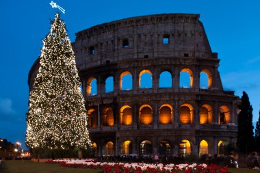 Christmas coliseum clipart