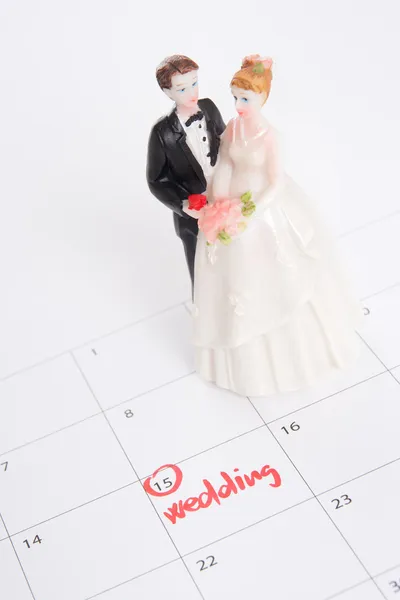 Planung einer Hochzeit — Stockfoto