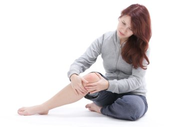 Painful knee clipart