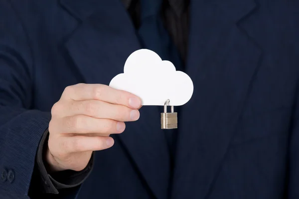 Sicurezza del cloud computing — Foto Stock