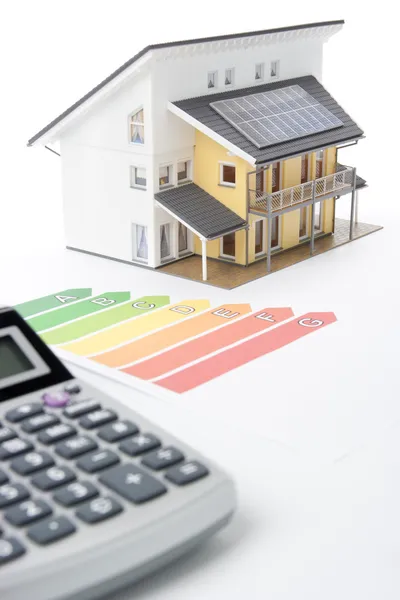 House Energy Efficiency Rating — Stock Photo, Image