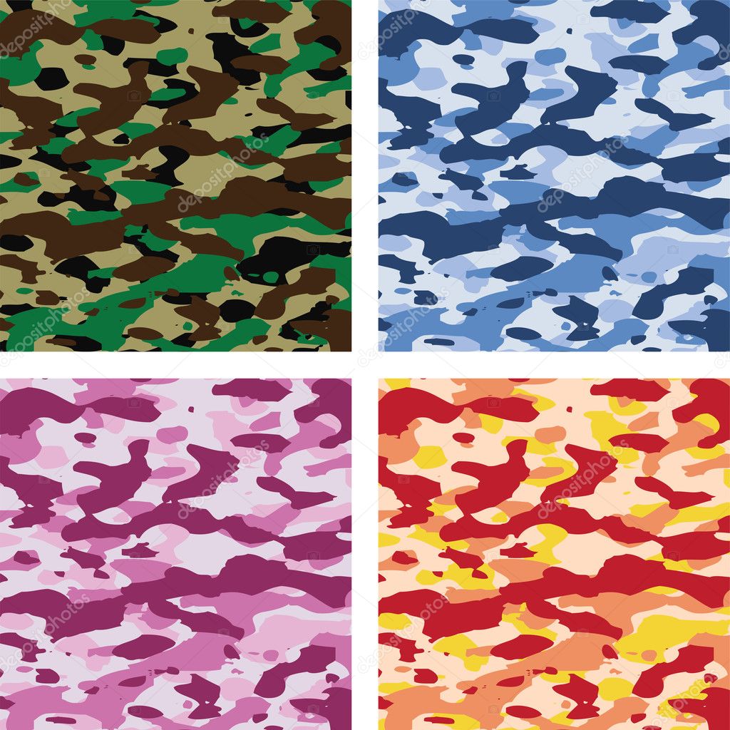 digital camouflage pattern vector
