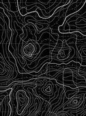 Vector abstract topographical map