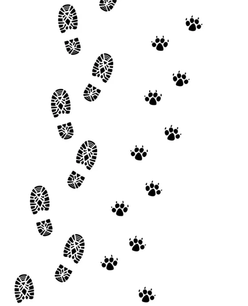 Foot prints — Stock Vector © dmstudio #7538586