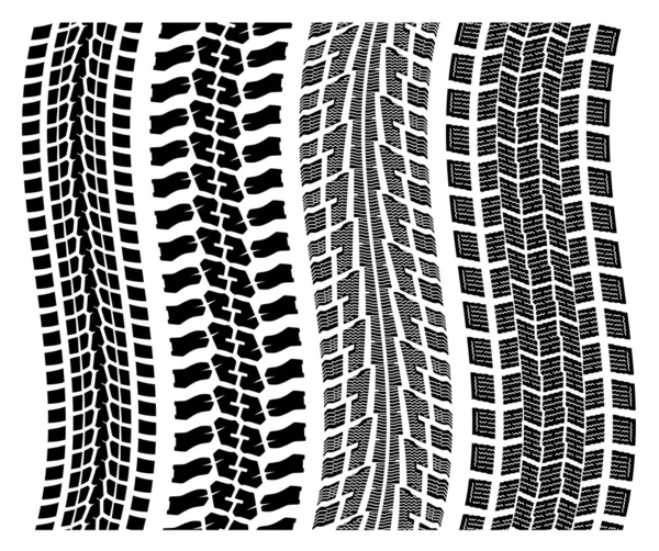 Tire tracks — Stock Vector © longquattro #7755704