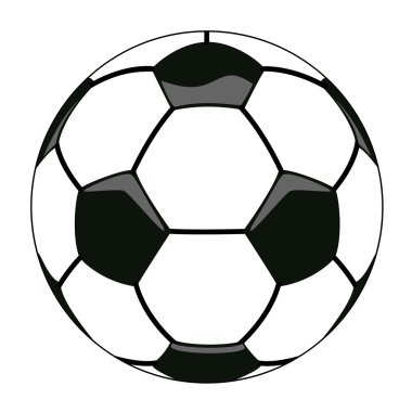 Vector soccer ball clipart