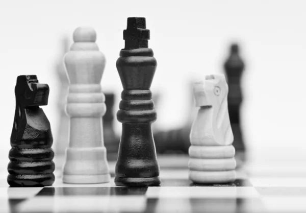 Šachová hra strategie obchodní koncept aplikace — Stock fotografie