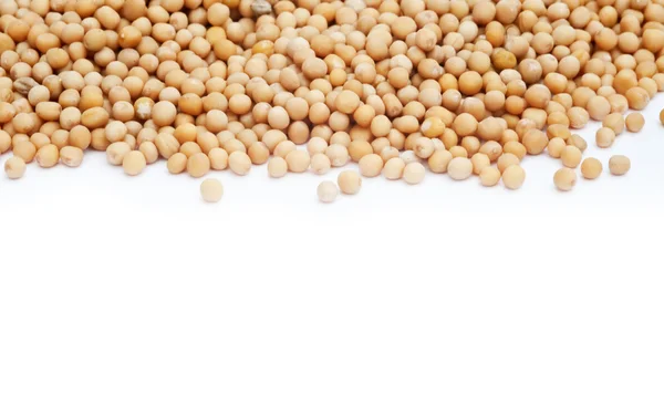 Mustard Seeds on white background — Stock Photo, Image