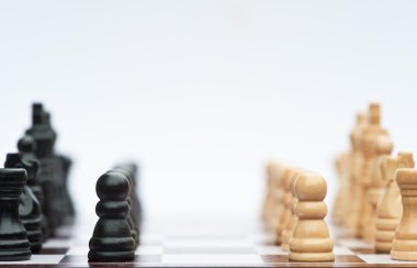 satranç oyunu strateji iş kavramı uygulama