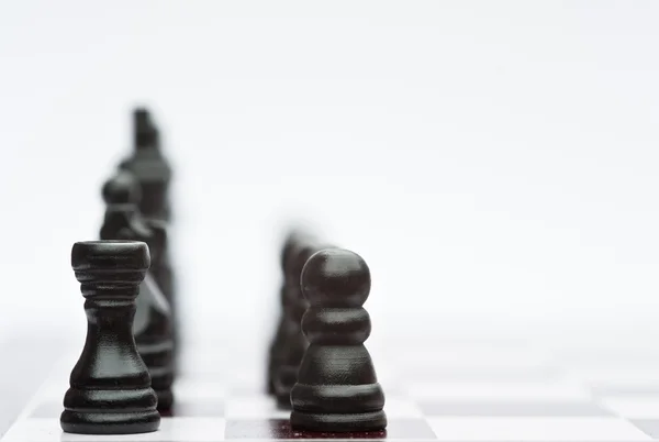 Шахова гра стратегії бізнес концепції застосування — стокове фото