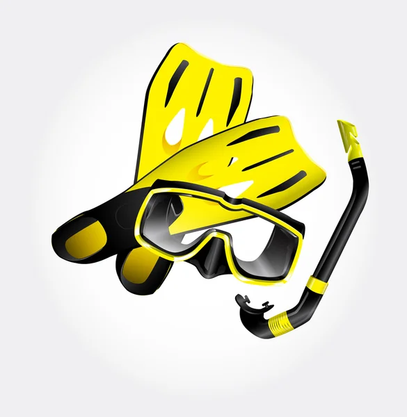 snorkel gear clipart